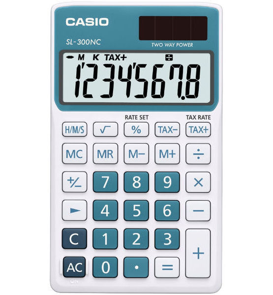 Kalkulačka Casio SL 300 NC modrá 159387