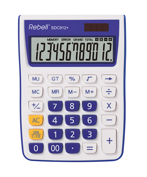 Kalkulačka Rebell SDC912 Plus fialová 159333