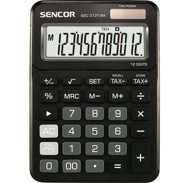 Sencor Kalkulačka SEC-372T černá 159491