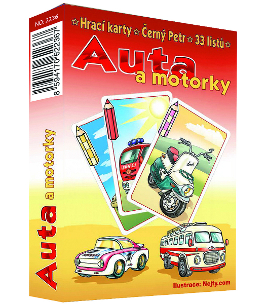 Karty Černý Petr Auta a Motorky 934067