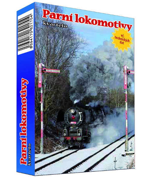 Karty na kvarteto Parní lokomotivy 931560