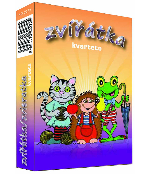 Karty na kvarteto Zvířátka 940565