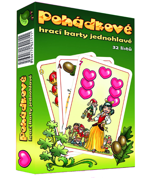 Karty na mariáš jednohlavé Pohádkové 931160