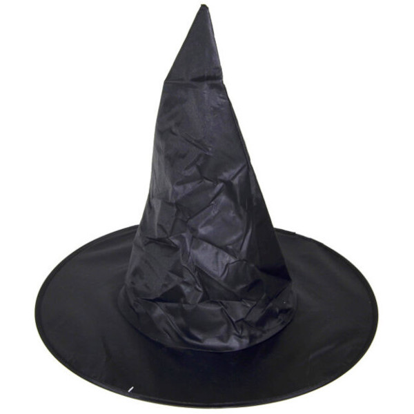 Klobouk čarodějnický černý 35x35cm 948221