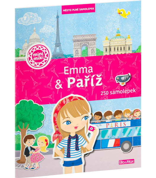 Kniha samolepek Emma a Paříž 944210