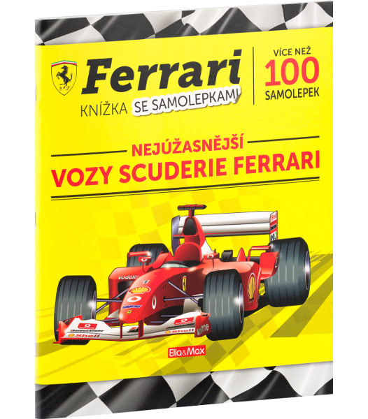 Kniha samolepek Ferrari Scuderie vozy 944203
