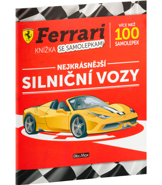 Kniha samolepek Ferrari silniční vozy 944202