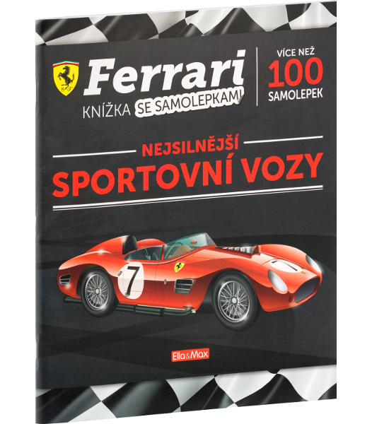 Kniha samolepek Ferrari sportovní vozy 944204