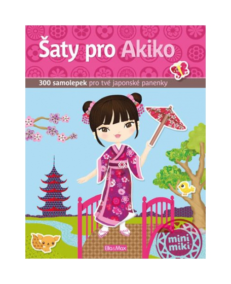 Kniha samolepek - Šaty pro Akiko 303894