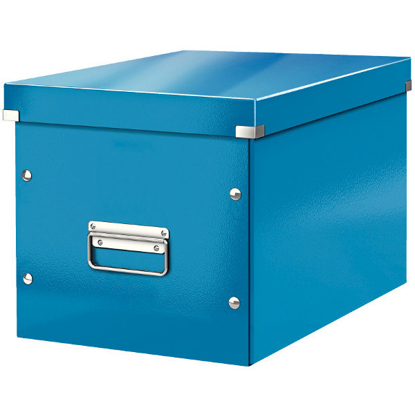 Krabice archivační CLICK-N-STORE čtvercová A4 modrá 129515
