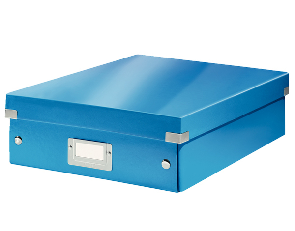 Krabice organizační CLICK-N-STORE A4 modrá 129422