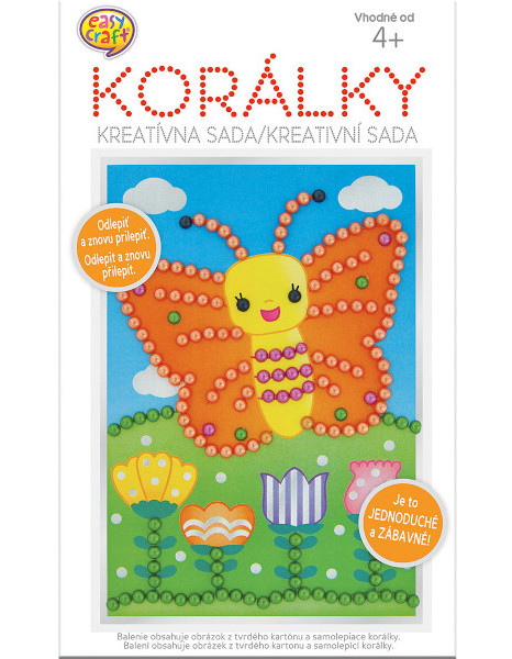 Kreativní sada Korálky Motýl motyl