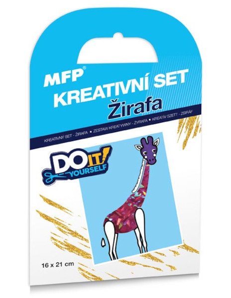 Kreativní sada Žirafa fóliová technika 948580
