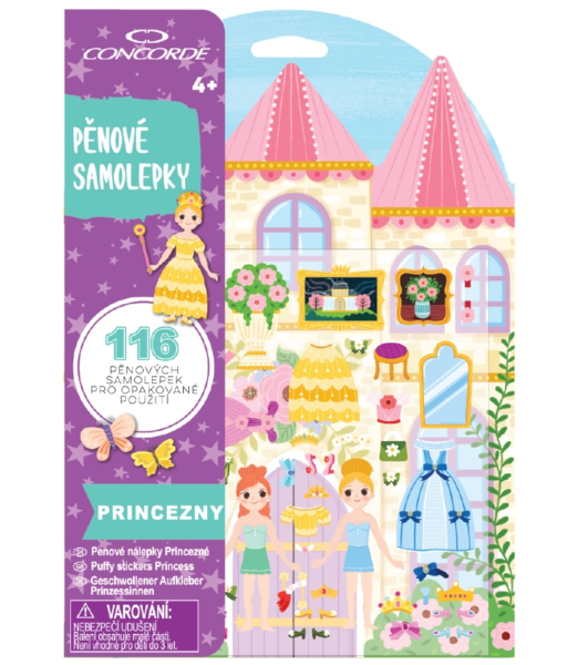 Kreativní set Pěnové samolepky Princezny 948593