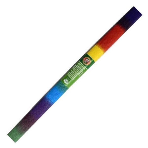 Krepový papír duhový mix barev 1ks 930955