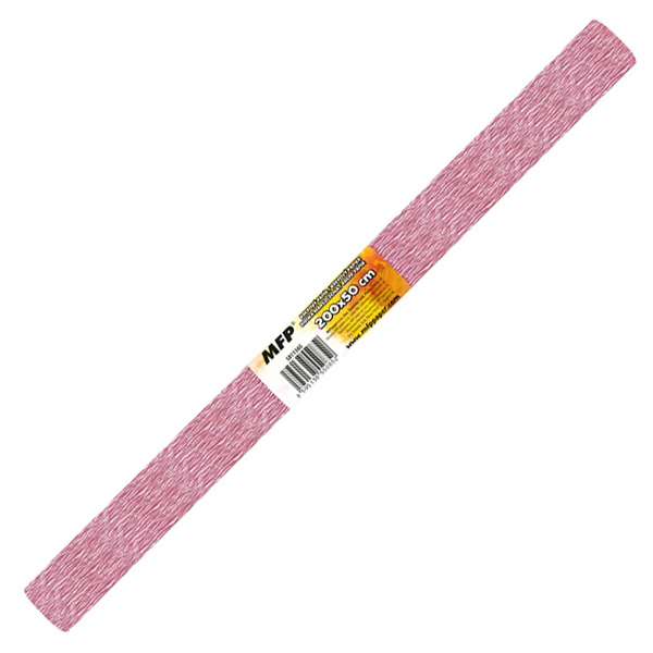 Krepový papír perleťový růžový 950106
