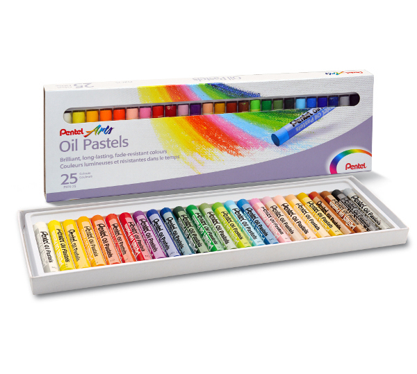 Kreslící sada Olejové pastely 25 barev 402735