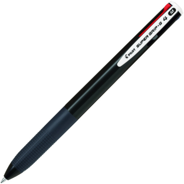 Kuličkové pero 4barevné Pilot Super Grip černé 199714