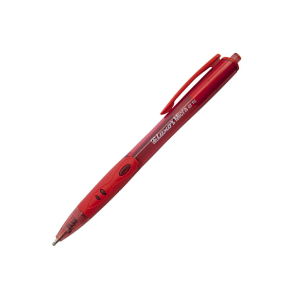 Kuličkové pero Luxor Micra červené 199323
