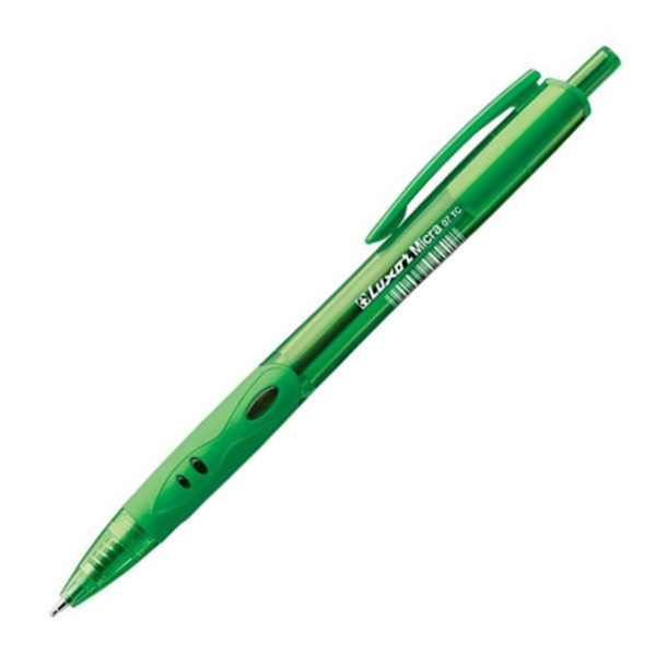 Kuličkové pero Luxor Micra zelené 199486