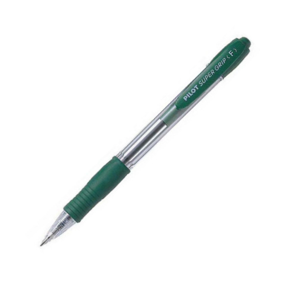 Kuličkové pero Super Grip zelené 198293