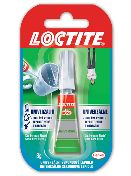 Lepidlo vteřinové Loctite Super Bond 170085