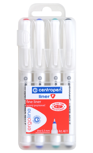 Liner Centropen 4611 F 4ks 199103