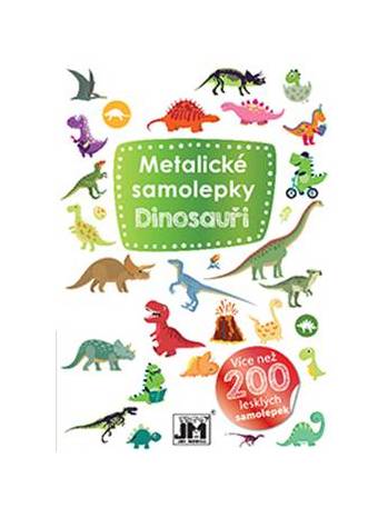 Metalické samolepky Dinosauři 945078