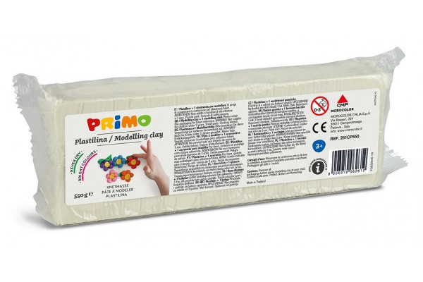 Modelína Primo 550g bílá 950877