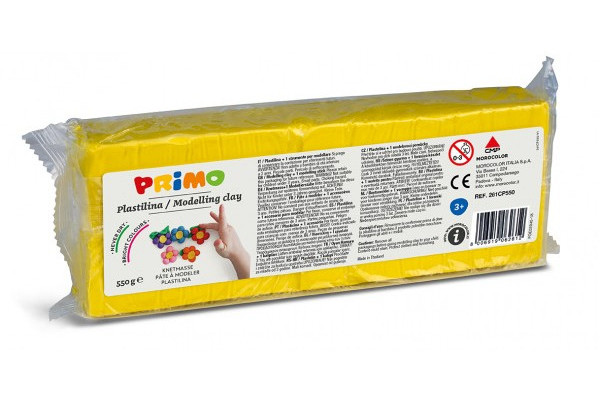 Modelína Primo 550g žlutá 950878