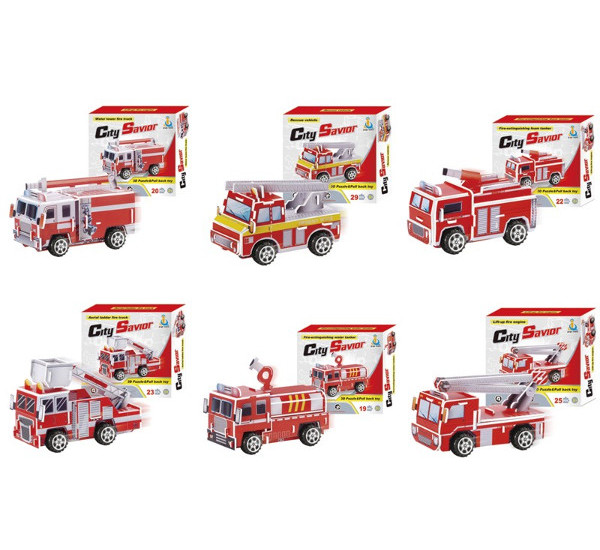 Modely 3D puzzle 18 hasiči mix 18hasici