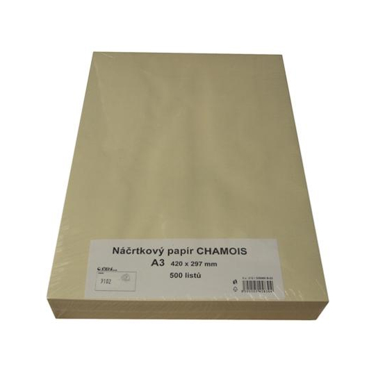 Náčrtkový papír A3 Chamois 500 listů 400087