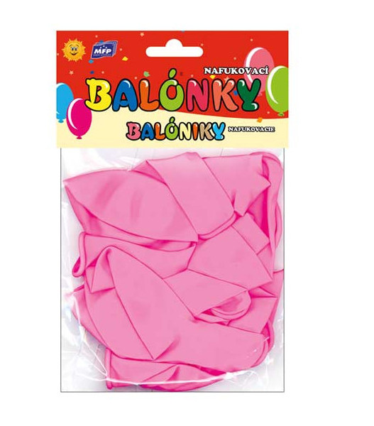 Nafukovací balónky 30cm 12ks růžové 936372