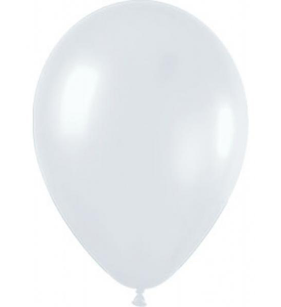 Nafukovací balónky bílé 25cm 100ks 957139