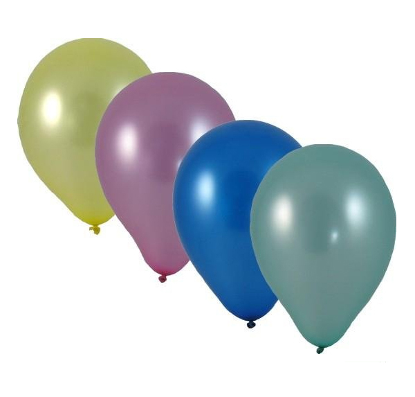 Nafukovací balónky metal 25cm 100ks 933724
