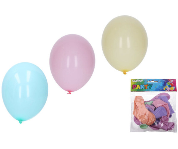 Nafukovací balónky pastelové 26cm 10ks 948934