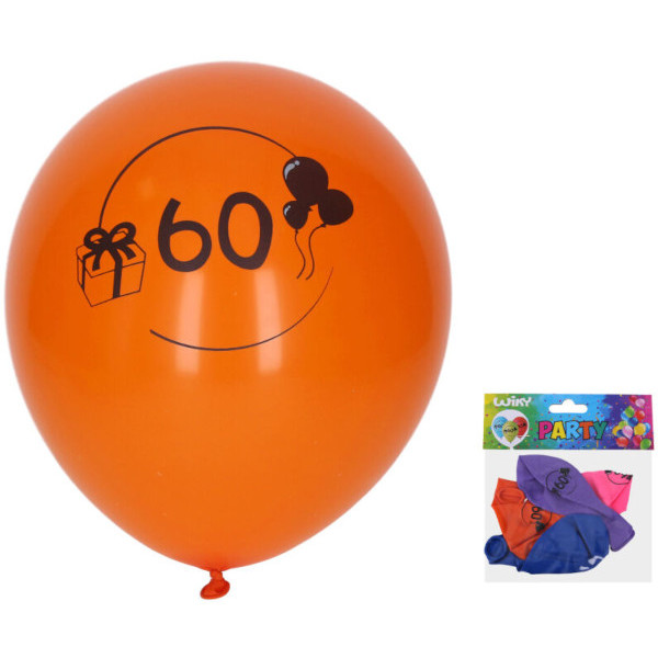 Nafukovací balónky s číslem 60 947241