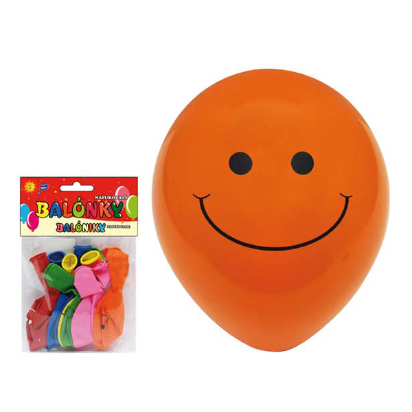 Nafukovací balónky Smile 23cm 12ks 956813