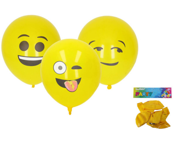 Nafukovací balónky Smile 30cm 5ks 945220