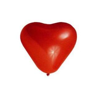 Nafukovací balónky srdce 35cm 5ks 300899