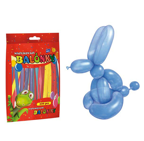 Nafukovací balónky tvarovací 100ks 956814