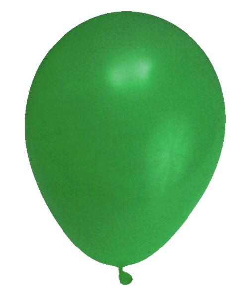Nafukovací balónky zelené 25cm 100ks 930693