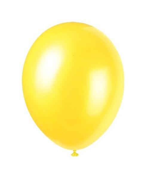 Nafukovací balónky žluté 25cm 100ks 930692