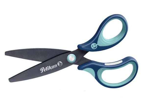 Herlitz Nůžky Griffix teflon 14 cm pravák modré 303604