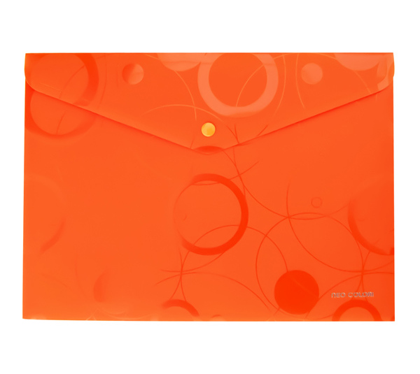 Obálka plastová s drukem Neo Colori A4 oranžová 129241