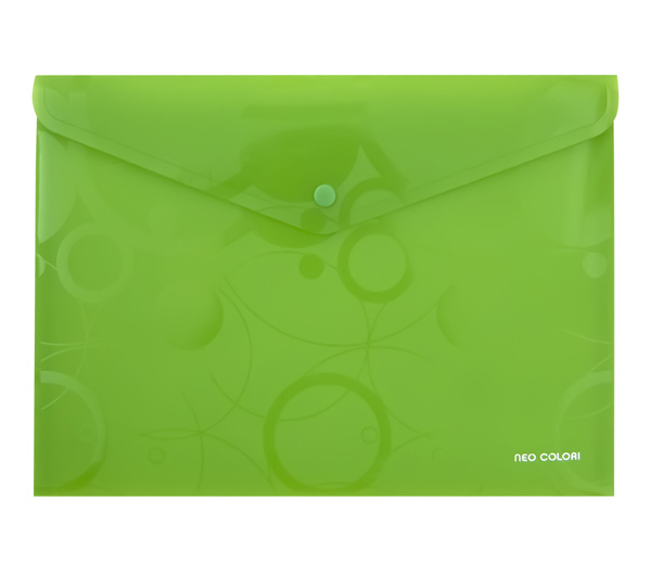 Obálka plastová s drukem Neo Colori A4 zelená 129240