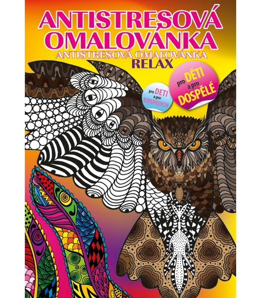 Omalovánka A4 Antistresová Relax 951950