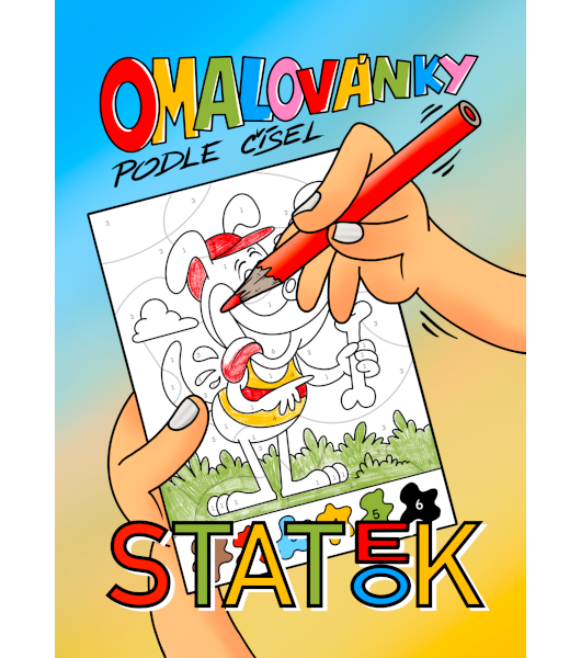 Omalovánky A4 podle čísel Statek 947888