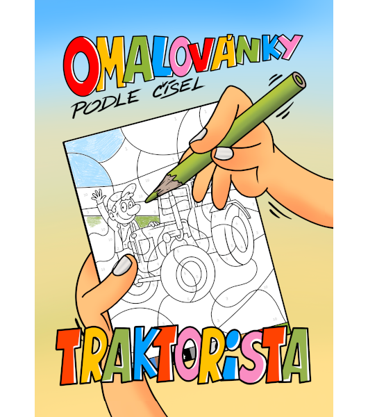 Omalovánky A4 podle čísel Traktorista 947887