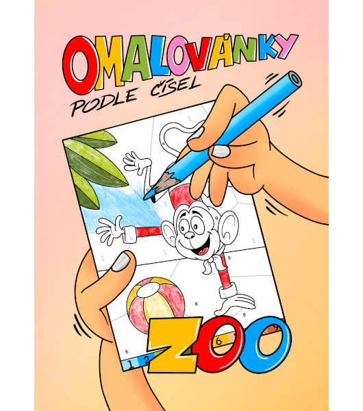 Omalovánky A4 podle čísel ZOO 947886